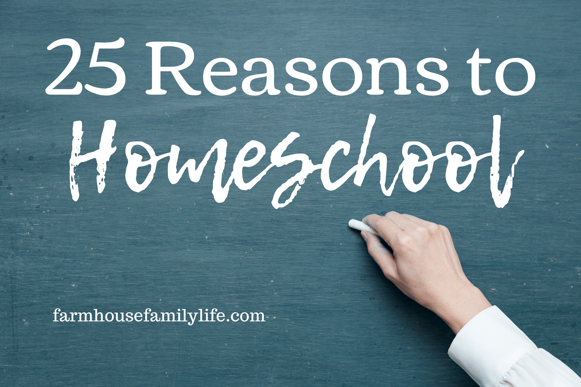 25 Reasons to Homeschool
FarmhouseFamilyLife.com
Why home education is a good idea