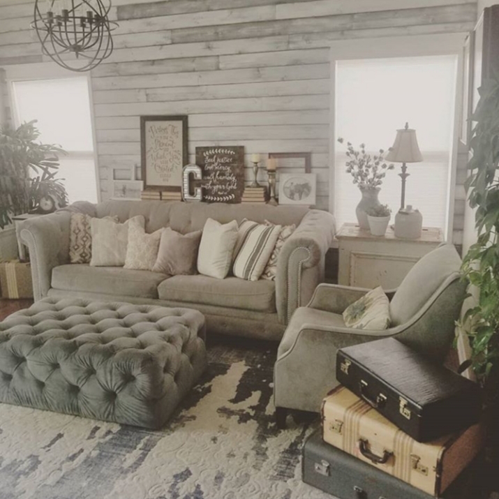 rustic farmhouse living room decor